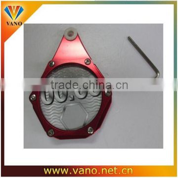 hot sell aluminium motorcycle car disc tax holder