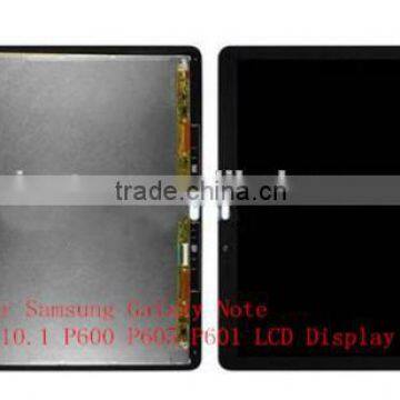 Black For Samsung Galaxy Note 10.1 P600 P605 P601 LCD Display Panel Touch Screen Digitizer Replacement Repairing Parts