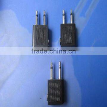 HIGH QUALITY 3.5MM MONO PLUG TO 3.5MM STEREO JACK , AUDIO AND VIDEO CONNECTOR