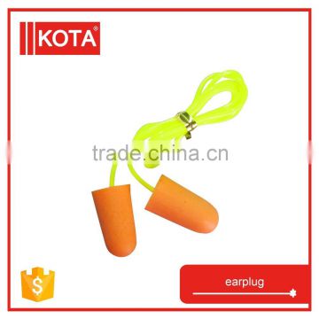 Hearing Protection Earplug Container PU Earplug With Cord