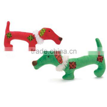 St Green Red Dog Super Burly Dog Toys for Mechanical PP Cotton Filled Toys Baby Toys