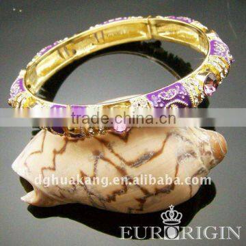 Zinc alloy bangle with rhinestone 7002A