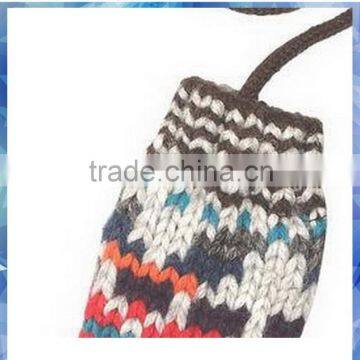 100% Acyrlic Thick Machine Knit Gloves ,kids Mittens Gloves