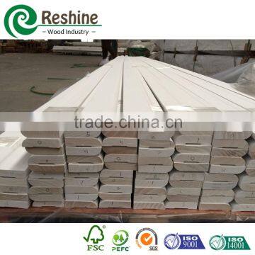 White Primer Bullnose Splayed Bevelled Wood Moulding