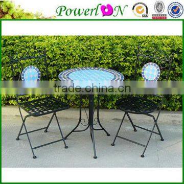 Cheap Metal Folding Outdoor bar table and chairs