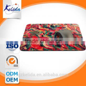 red polyester rubber base pad,fabric top mouse mat