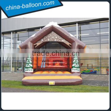 Bouncy castle with Winter theme