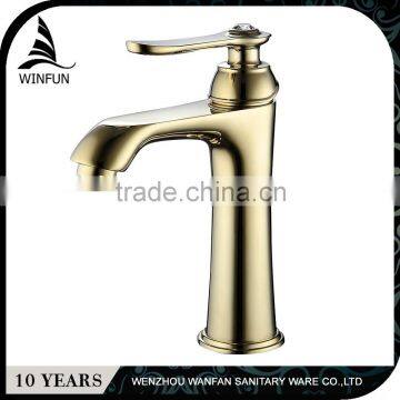 Wholesale bathroom gold/rose gold basin faucet