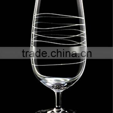 Hand blown decorative drinking glass .juice glass