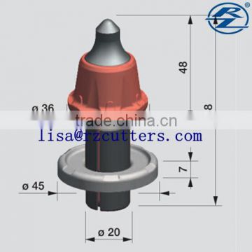 w7/20 tungsten carbide road milling machine picks surface miner bits drill teeth