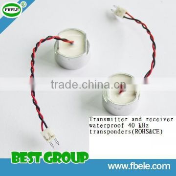 Waterproof transmitter and receiver 40 kHz transponders (ROHS & CE)