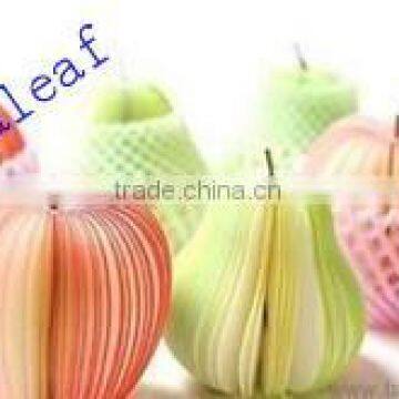 Multycolor Sticky Notes Set Memo Pad Hot Selling Promotional Fruit Shaped Sticky Notes