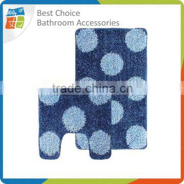 2016 New Microfiber Bathroom Rug Set