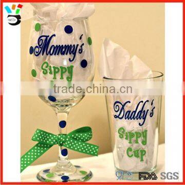 gift idea for daddy and mommy glasses sippy cup