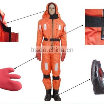 Marine Waterproof Polyester Oxford Material Solas Immersion Suit