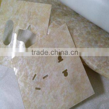 clear marble pvc films for walls