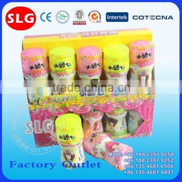 Sweet fruity licking liquid candy spray bottle
