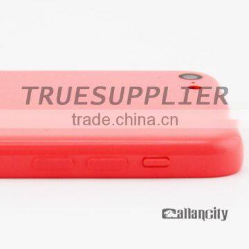 OEM colorful back cover for iphone 5c, color housing back cover replacement for 5c red colored