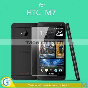 for HTC One M7 Original Screen Protector Tempered Glass