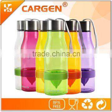 Wholesale 500ml kids plastic fruit lemon water bottle