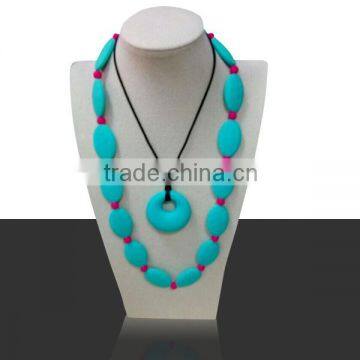 Teething Necklace Chic BPA Free fashion necklace,fashion necklaces 2016,silicone fashion necklace