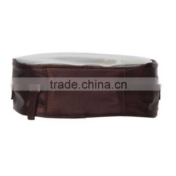 Satin Fabric Cosmetic Bag/clear Travel Toiletry Bags Made in China photo-4
