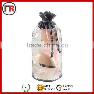 transparent pvc transparent cosmetic bag made in China