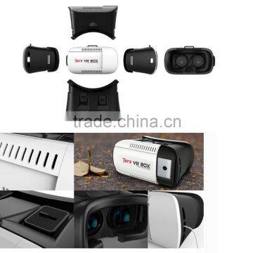 2016 VR box gamepad,3D VR Box 2nd Virtual Reality Glasses Cardboard Movie Game for Samsung IOS New
