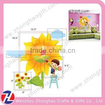 Flower Shape Wallpaper Sticker for Home Decoration photo-4