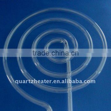 Especial Shape Clear Fused Quartz Glass Tube