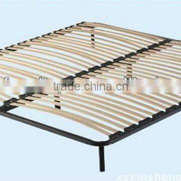 wooden slatted bed frame