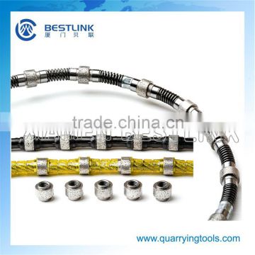 new design granite cutting rubber rope with low price