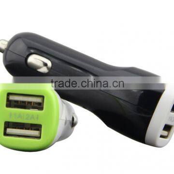 new 2016 Hot Sale dual micro usb car chargers 5v 2.1a