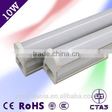 Jiangmen factory hot sale t5 integrated led tube 10W 60CM 100LM/W PF>0.9 with CE&RoHS approved t5 led tube