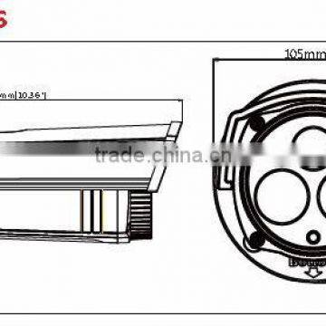 HIKVISION IP66 Waterproof High Resolution ir Network Camera 3MP EXIR POE Bullet ip Camera(DS-2CD2232-I5) photo-5