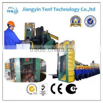 YDJ-5000 Popular automatic iron big shear baler scrap metal recycling machine CE