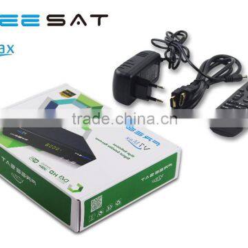 New DVB-S2 Satellite TV receiver freesat V7 max set top box support cccam newcam youporn biss key via USB wifi