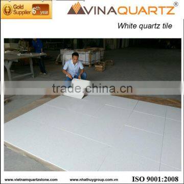 Artificial quartz tile