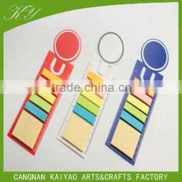 sticky notes with bookmark in different shapes