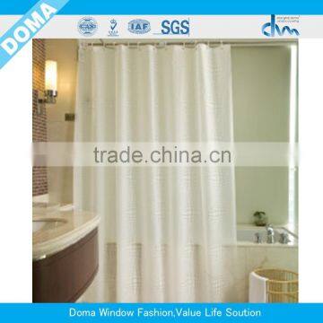 new design printed hotel shower curtain /can be any color