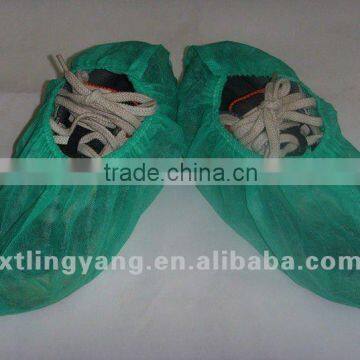 High quality nonwoven household green disposable non skid shoe cover