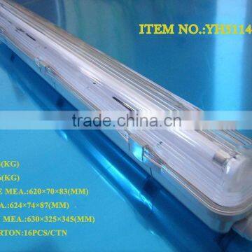 weatherproof fluorescent ceiling lighting fixture IP65