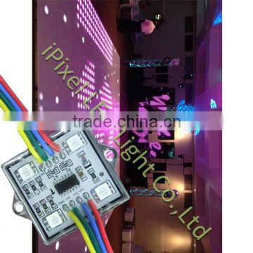 35mm ws2801 4 leds floor light mini moduel