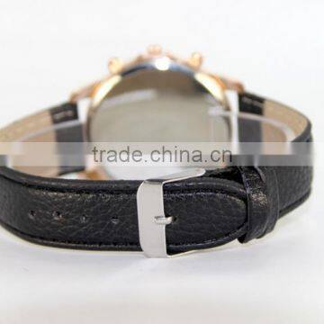 Wholesale Fashion Leather Pink Quartz Women Watches Ladies photo-2