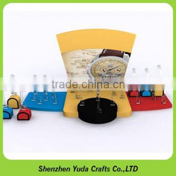 Vertical L Shaped MDF Holder Wood Watch Display Stand photo-2