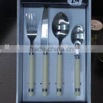 1.2/1.5/1.8/2.0mm Plastic Handle Stainless Steel Cutlery set, Dinnerware