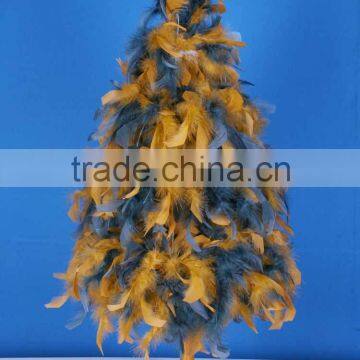 2015 Hot sale artifical feather Christmas tree