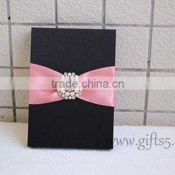 Unique Wedding Invitations Box With Brooch photo-2