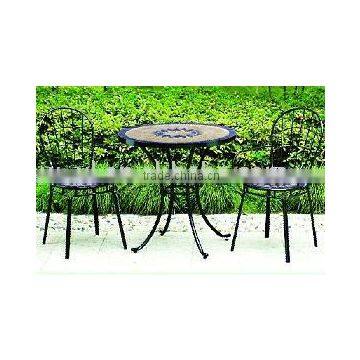 metal square mosaic garden furniture