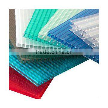 hot !!!polycarbonate hollow roofing sheet